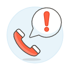 streamline icon call alert140x140